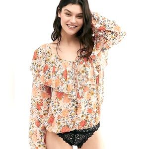 Free People Intimately Say It To Me Bodysuit Womens size XS & Medium.
